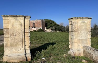 CASA COLONICA CON AMPIO TERRENO DI PROPRIETA’ – Squinzano (Le), Strada Provinciale 95